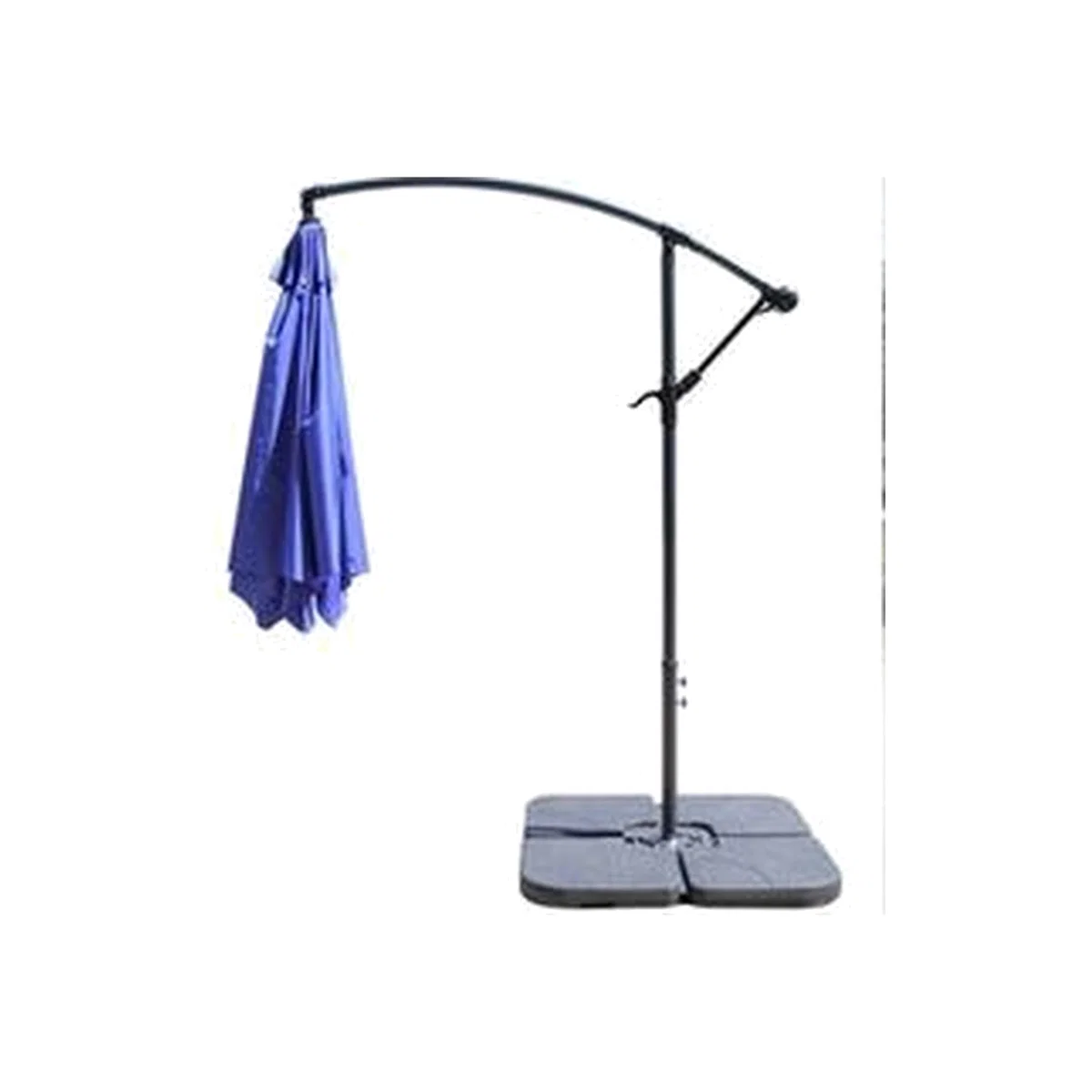 Ross James Luxury Garden Furniture Parasol with Base Weights - Royal Blue – image 1