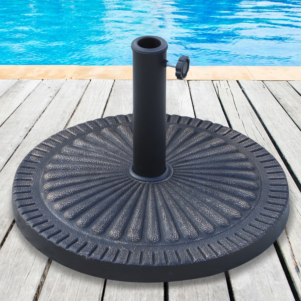 Outsunny 12kg Garden Parasol Base 01-0903 - Bronze Tone – image 1