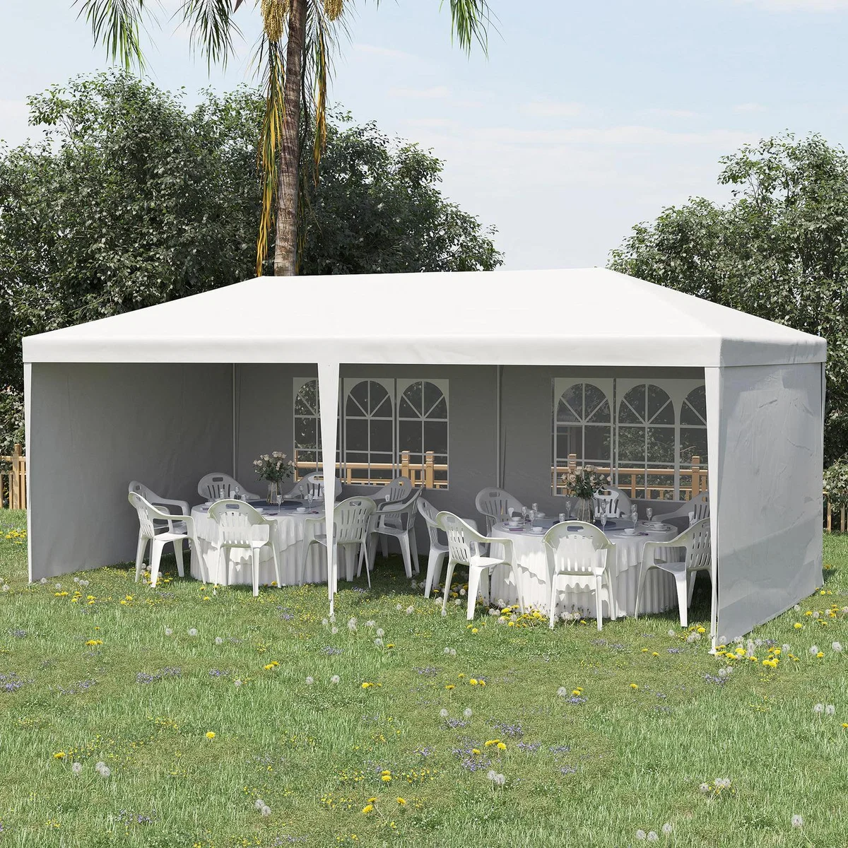 Party Gazebo Canopy - White – image 6