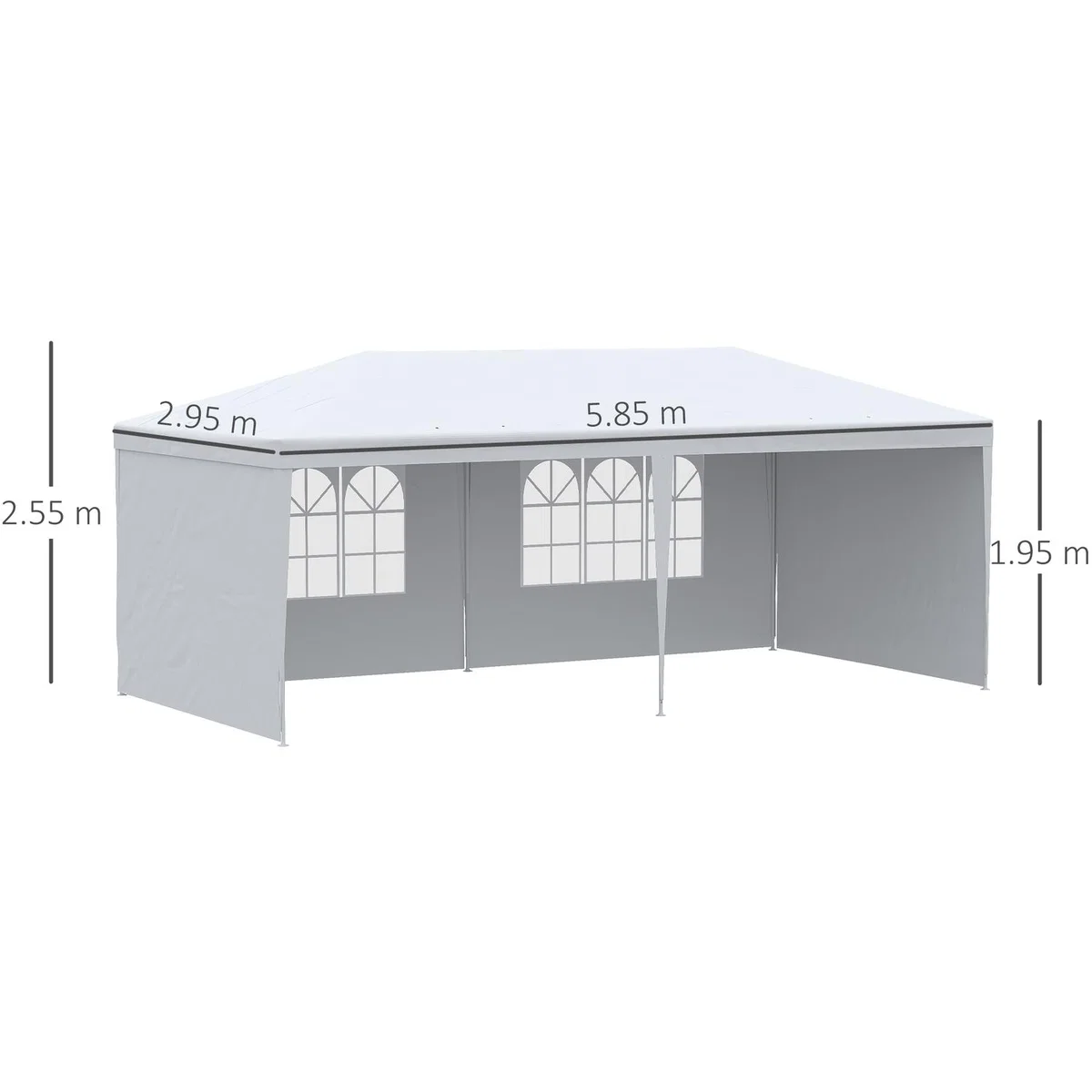 Party Gazebo Canopy - White – image 7