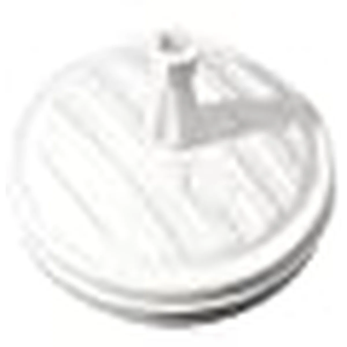 13kg 13 Litre Capacity Water Filled Garden Parasol Umbrella Base in White - White – image 2