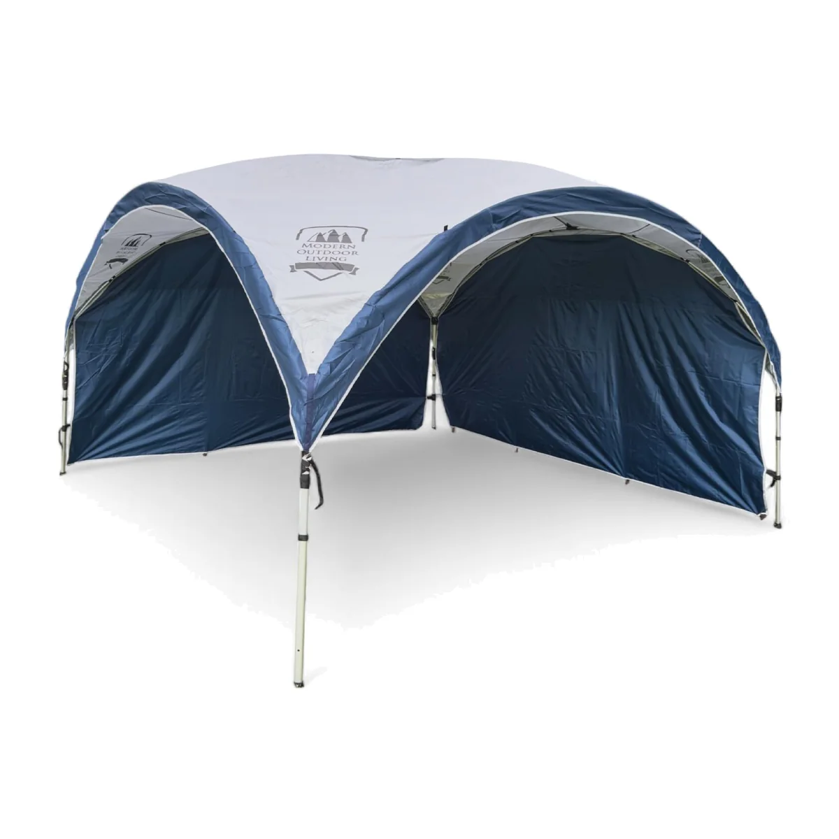 Modern Outdoor Living 3.65m Event Shelter & Side Wall - Fast Pitch Pop-Up Gazebo, UV50+ - Blue – image 1