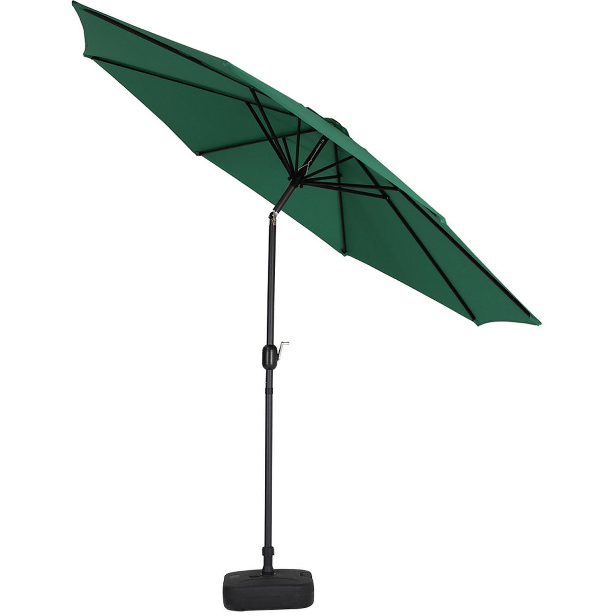 3M Traditional Parasol with Square Plastic Base - Dark Grey – image 5