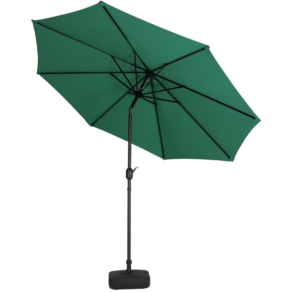 3M Traditional Parasol with Square Plastic Base - Dark Grey – image 7
