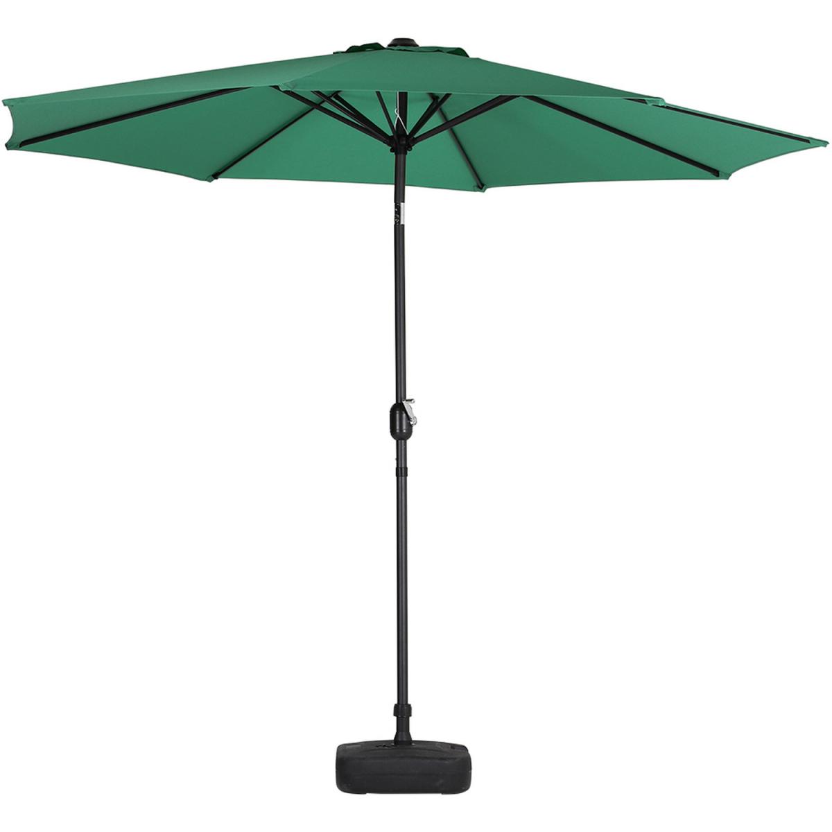 3M Traditional Parasol with Square Plastic Base - Dark Grey – image 8