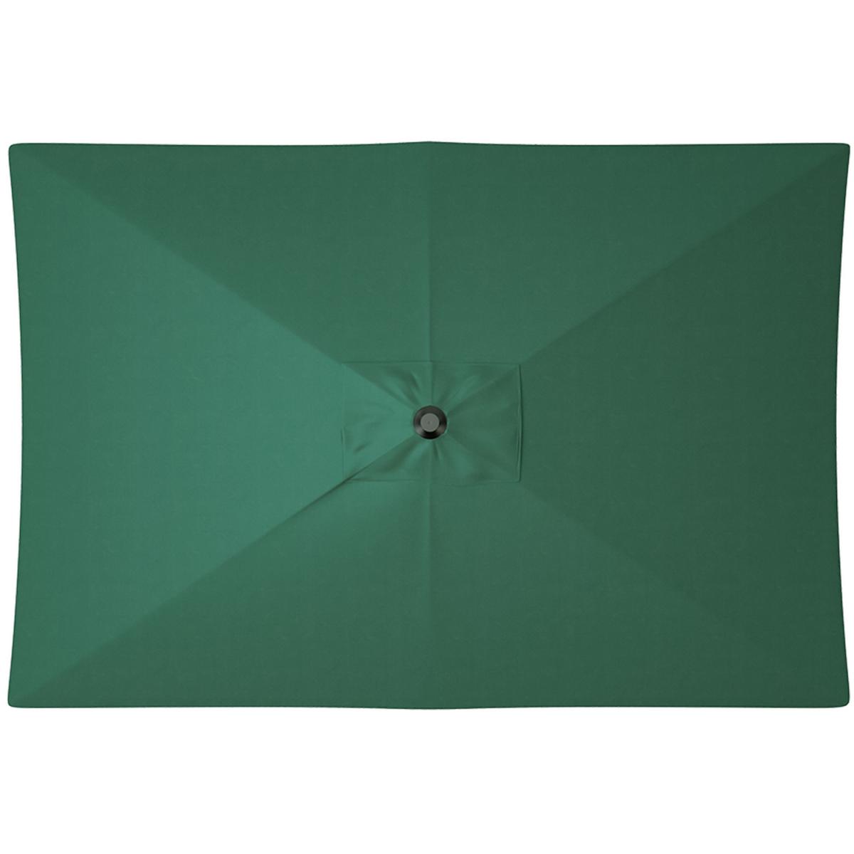 3M Rectangular Traditional Parasol with Square Plastic Base - Light Grey – image 17