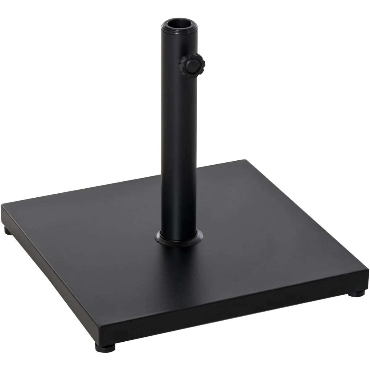18kg Heavy Duty Steel Square Parasol Stand Base - Black – image 6
