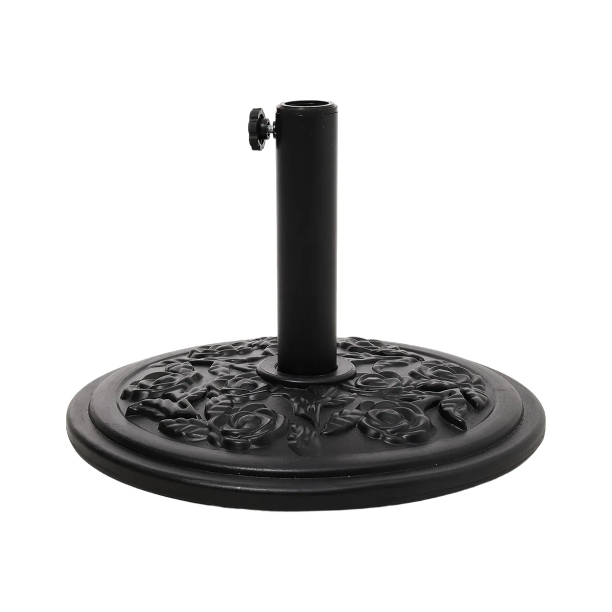 25kg Heavy Duty Round Parasol Base - Rose Pattern – image 1