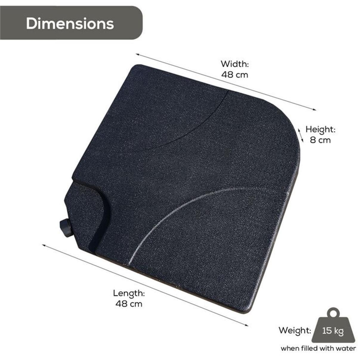Cantilever Parasol Base - Black – image 3