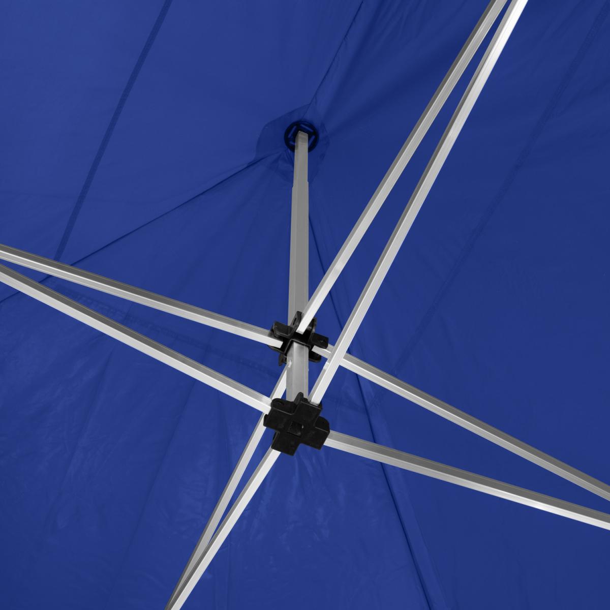 Gazebo Collapsible 3x3 m With 4 Sides - Olivia - Blue – image 4