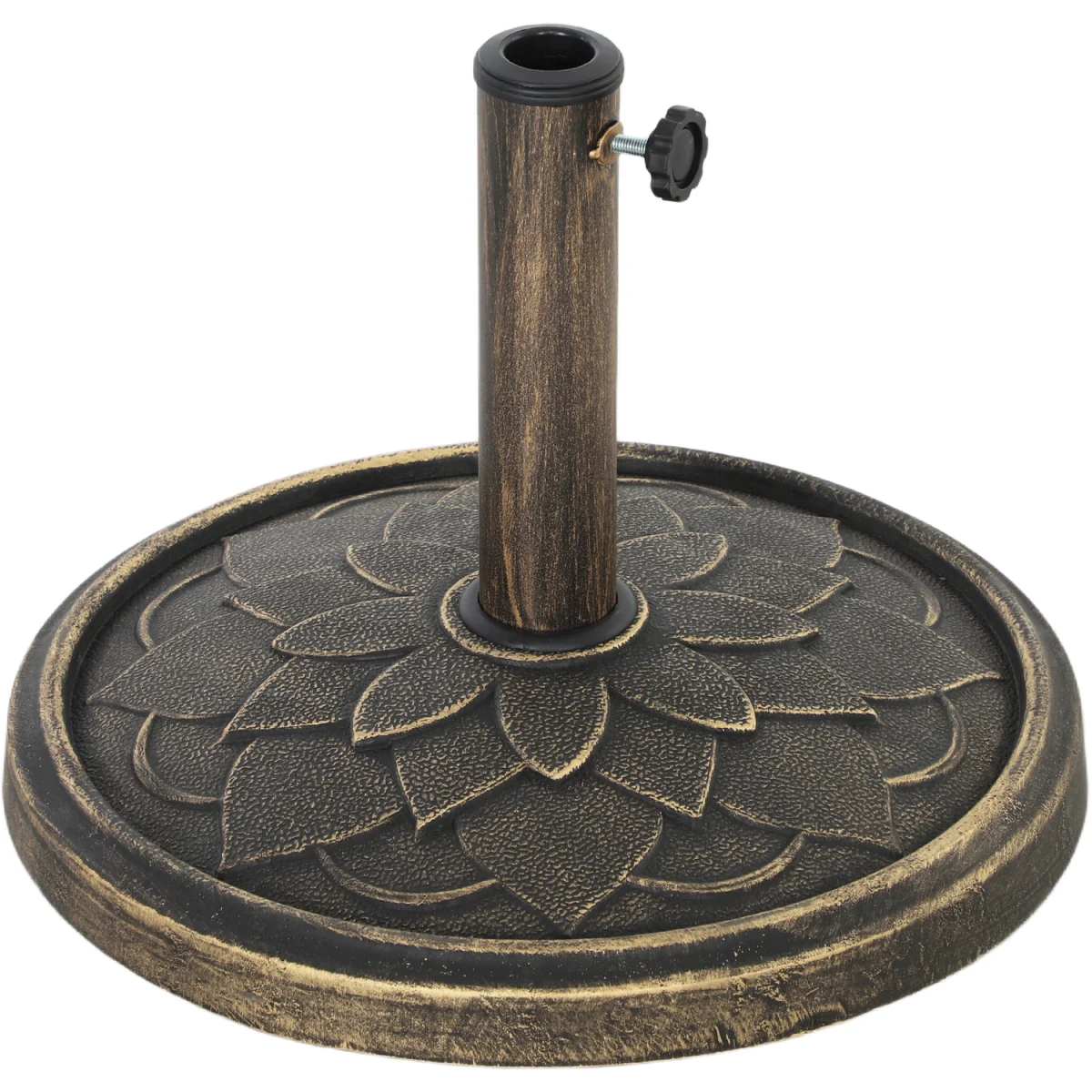 Outsunny 12kg Umbrella Base Parasol Base - Bronze Tone – image 10