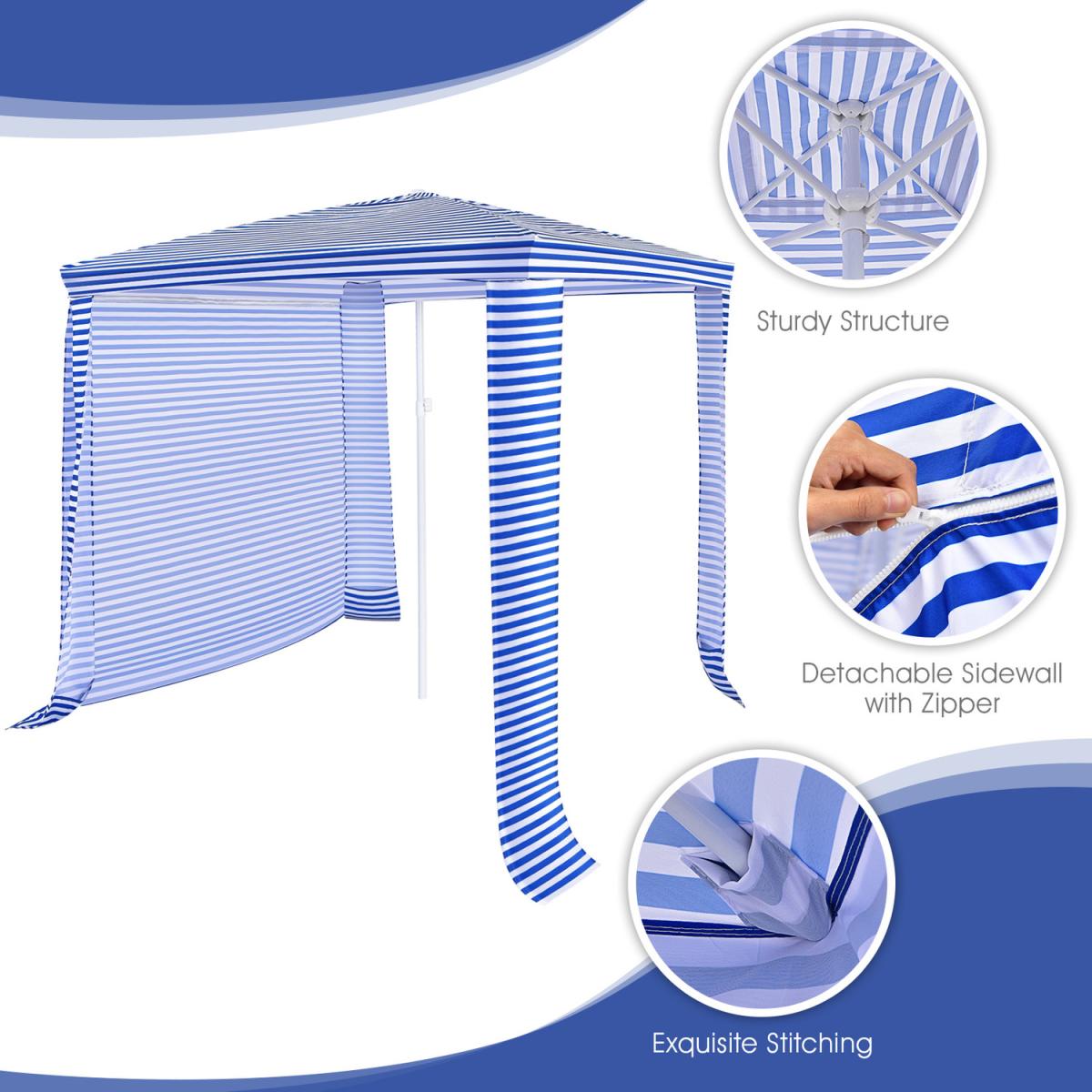 Lightweight Portable Beach Tent Canopy - Blue – image 5