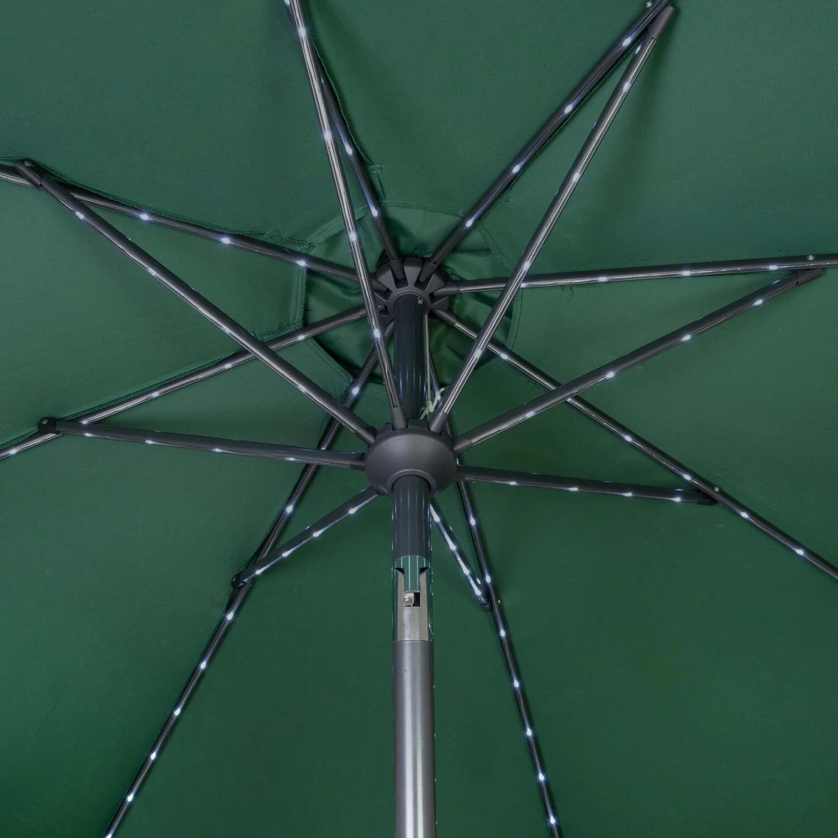 LED Tilt Parasol 2.7m - Grey – image 16
