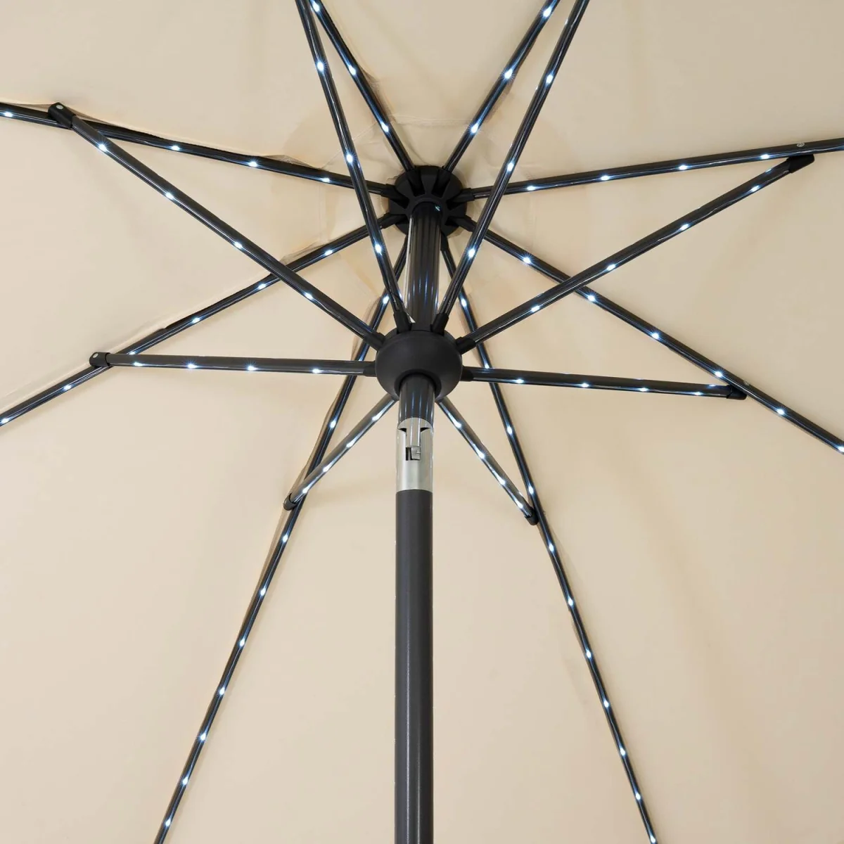 LED Tilt Parasol 2.7m - Grey – image 21