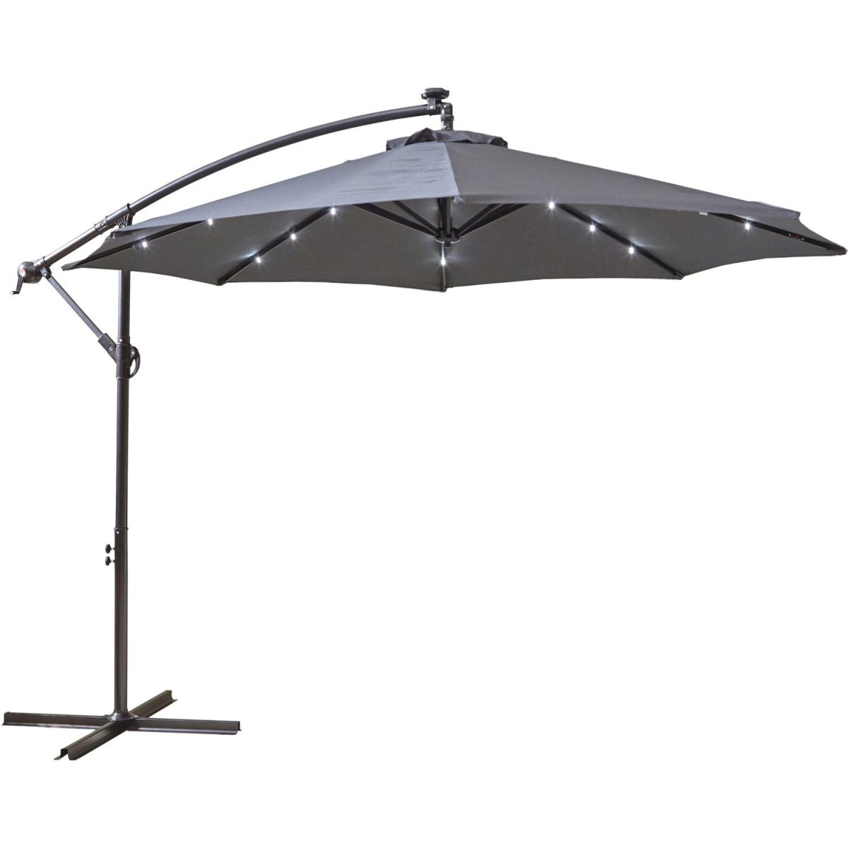 Neo 3M Freestanding Parasol with Led Lights - Grey – image 2