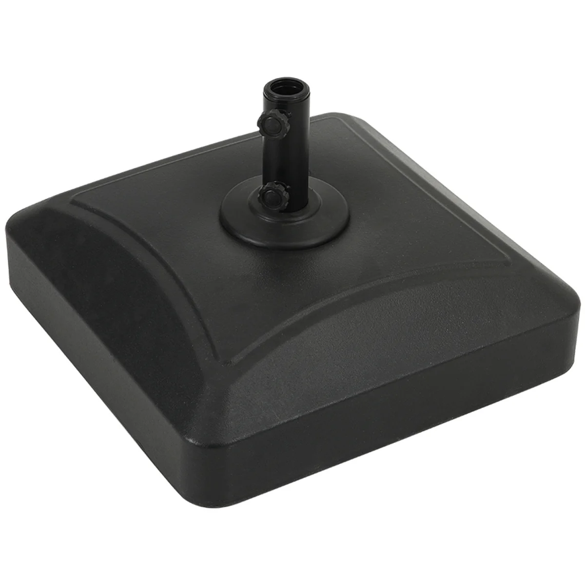 Water and Sand Filled Parasol Base with Wheels - Black / B – image 3
