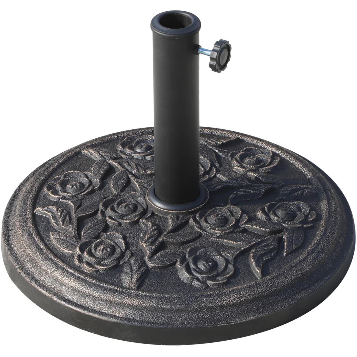 Outsunny 9kg Garden Parasol Base 01-0901 - Bronze Tone – image 6