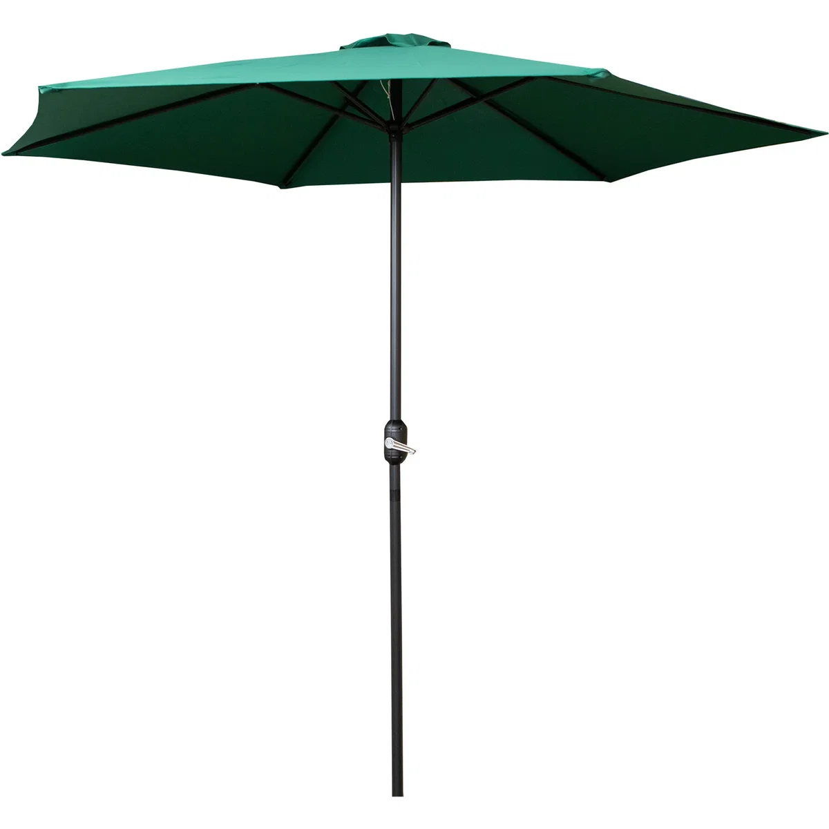 Samuel Alexander 2.7m Havana Garden Patio Parasol with Crank Handle and Cover in Green - Green – image 7