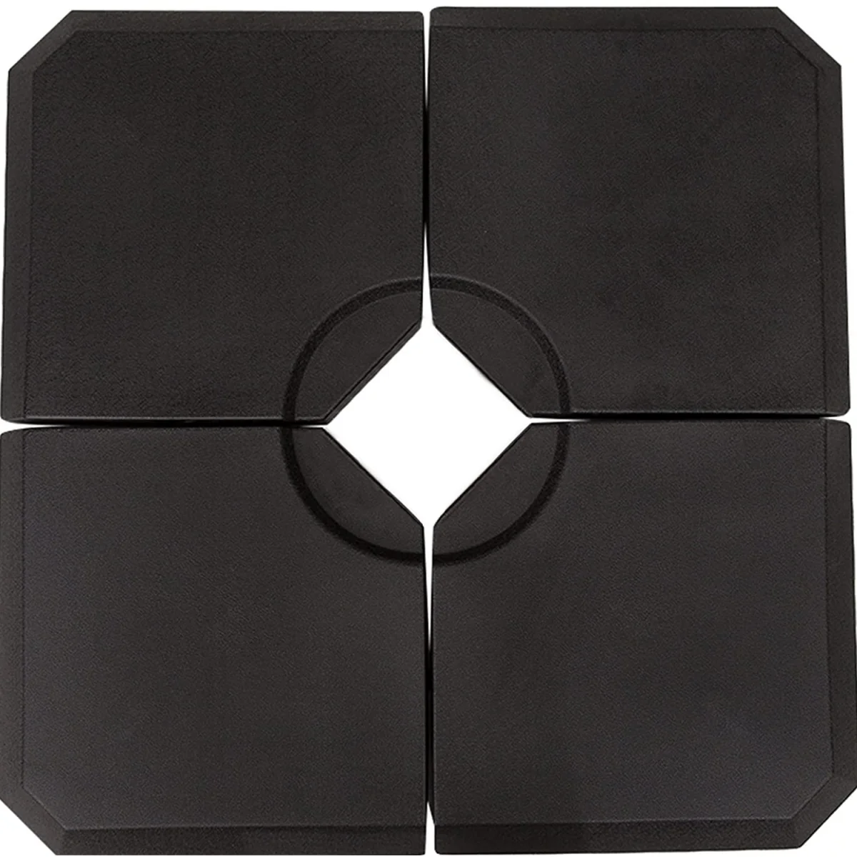 Square Portable Sand or Water Fillable Parasol Base - Black – image 9