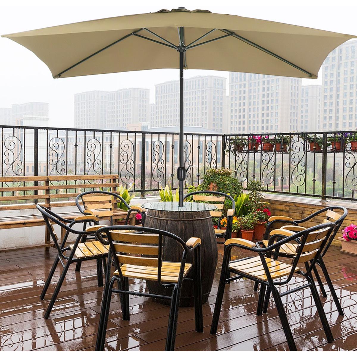 3M Rectangular Traditional Parasol - Black – image 17
