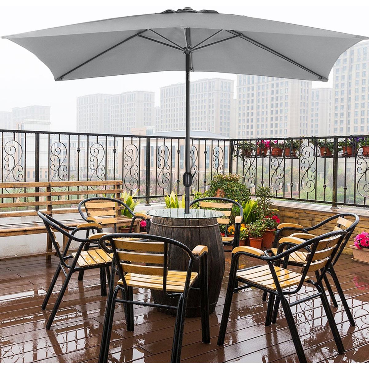 3M Rectangular Traditional Parasol - Black – image 23
