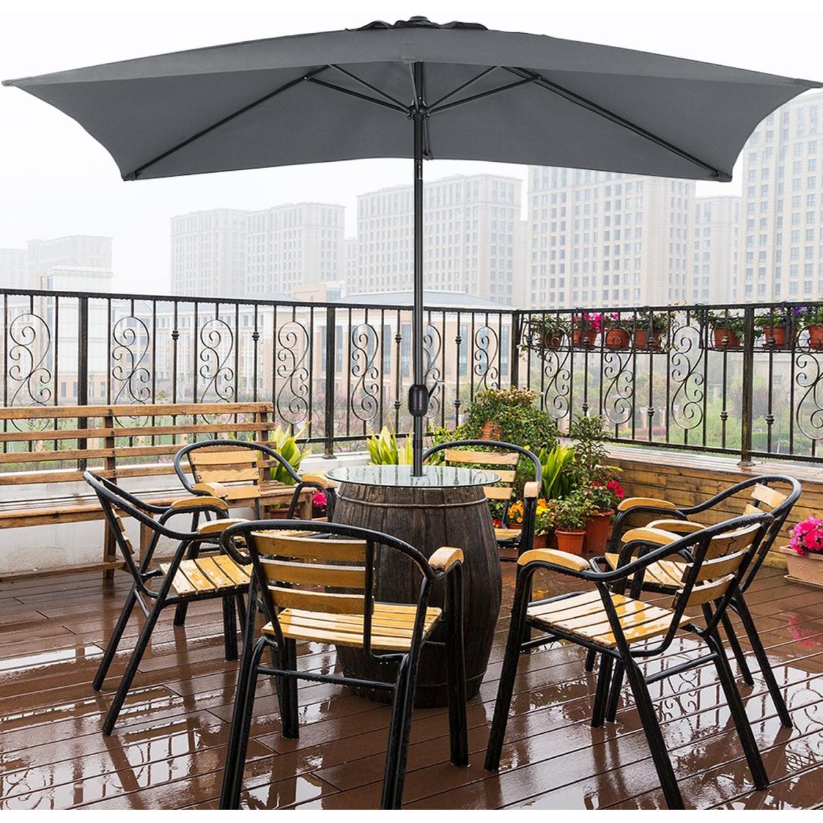 3M Rectangular Traditional Parasol - Black – image 30