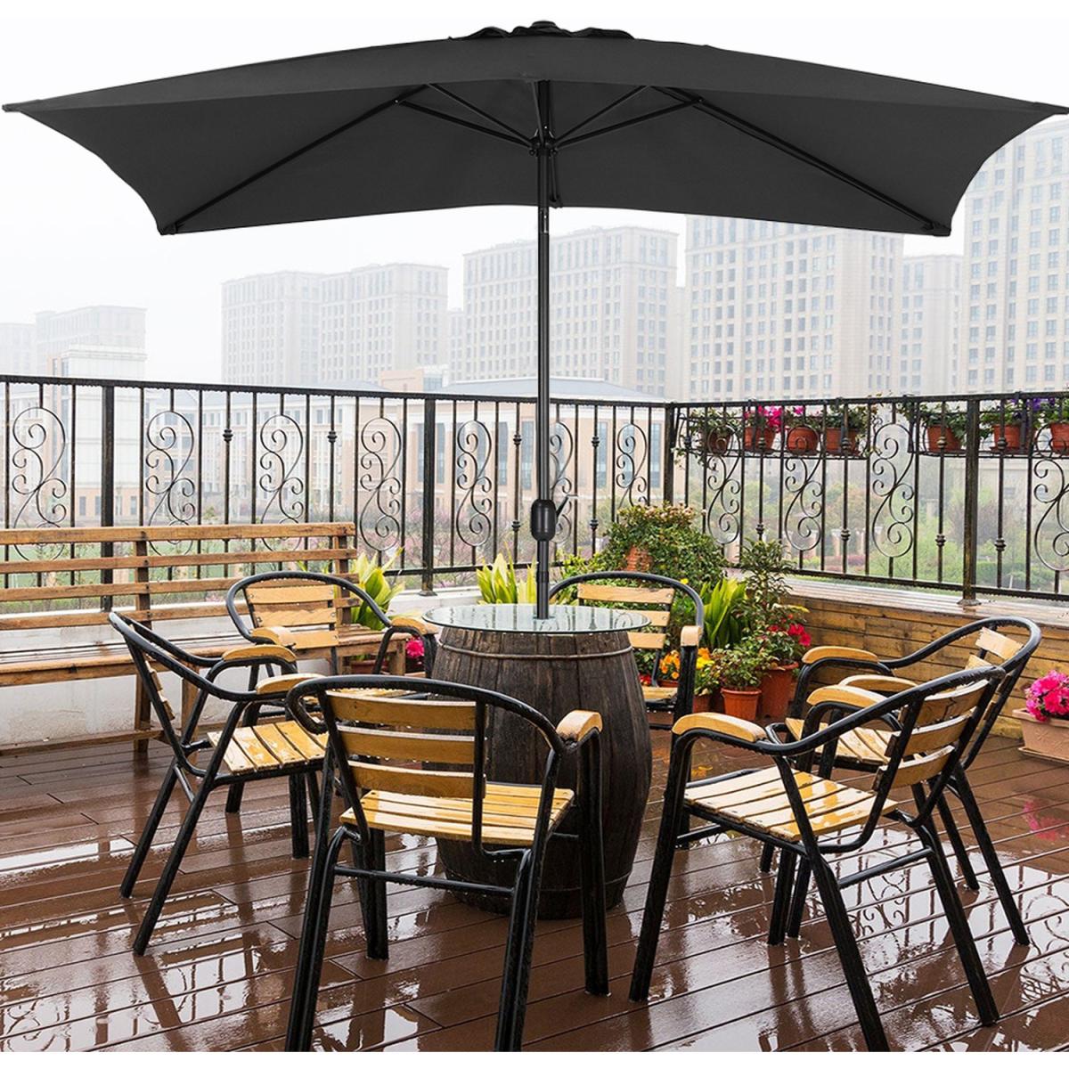 3M Rectangular Traditional Parasol - Black – image 36