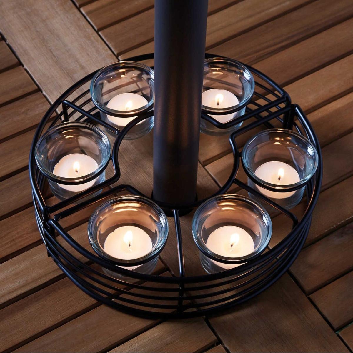 Parasol Citronella Tealight Holder - Black – image 5