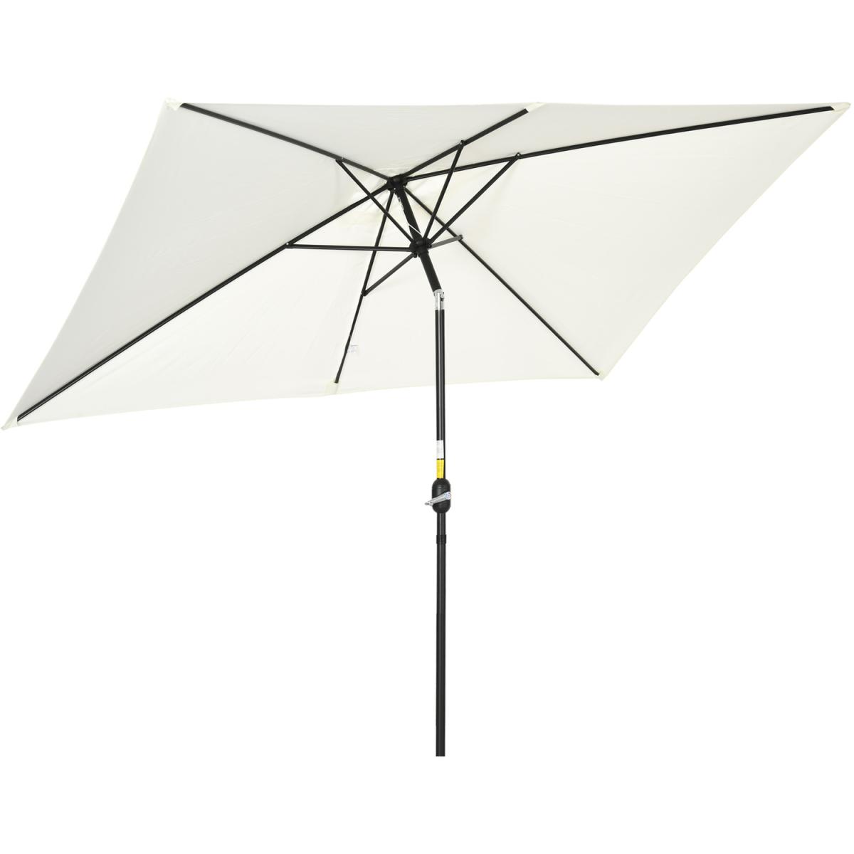 3x2m Patio Umbrella Canopy With Tilt Crank - Green – image 28