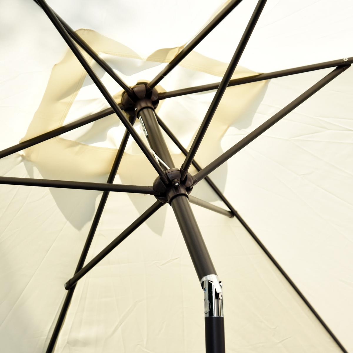 3x2m Patio Umbrella Canopy With Tilt Crank - Green – image 35