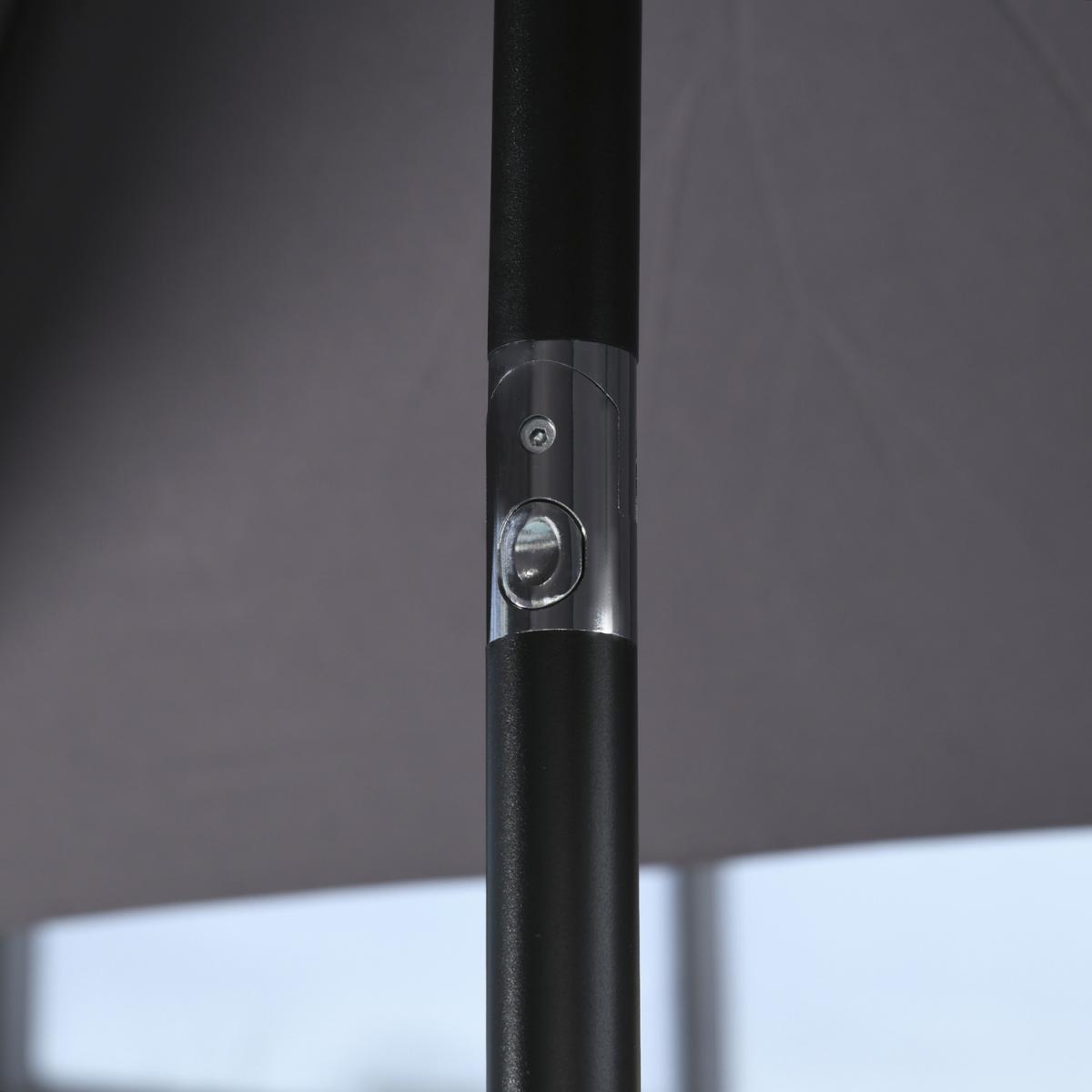 3x2m Patio Umbrella Canopy With Tilt Crank - Green – image 47