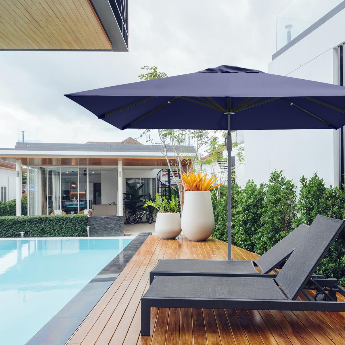 10FT Patio Cantilever Umbrella - Navy – image 4