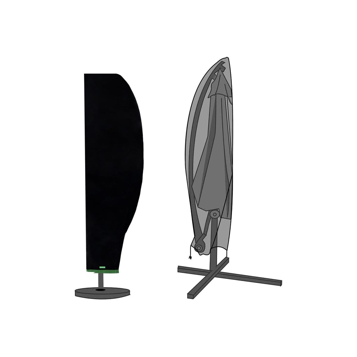 Outdoor Cantilevered Parasol Cover - Black