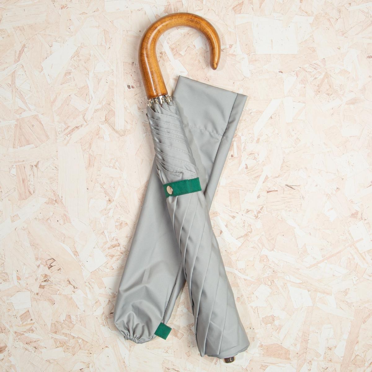 British Folding Umbrella Light Grey/Green Heating & Plumbing London – image 3