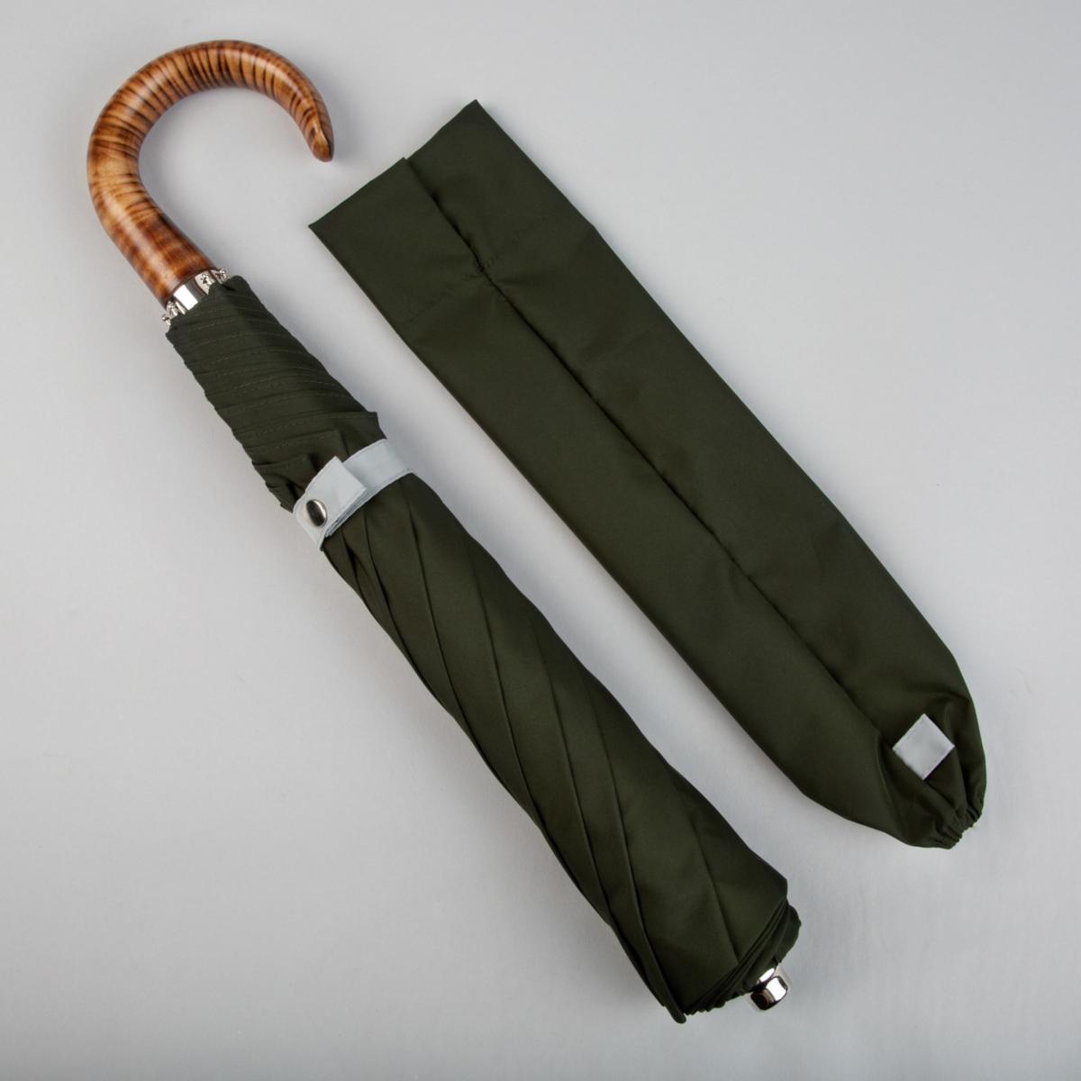 British Folding Umbrella Racing Green/Grey Heating & Plumbing London – image 2