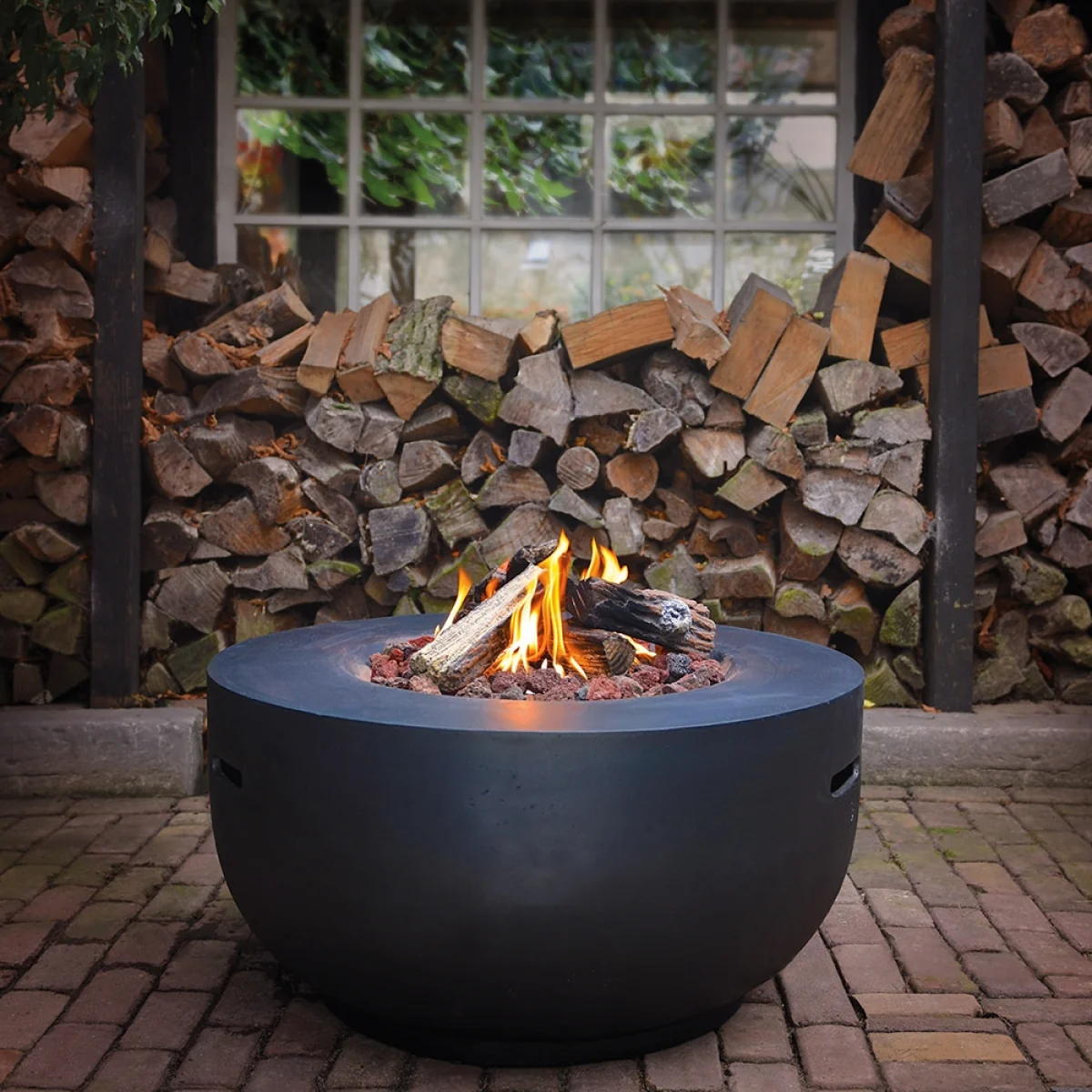 Bowl Cocoon Gas Fire Pit