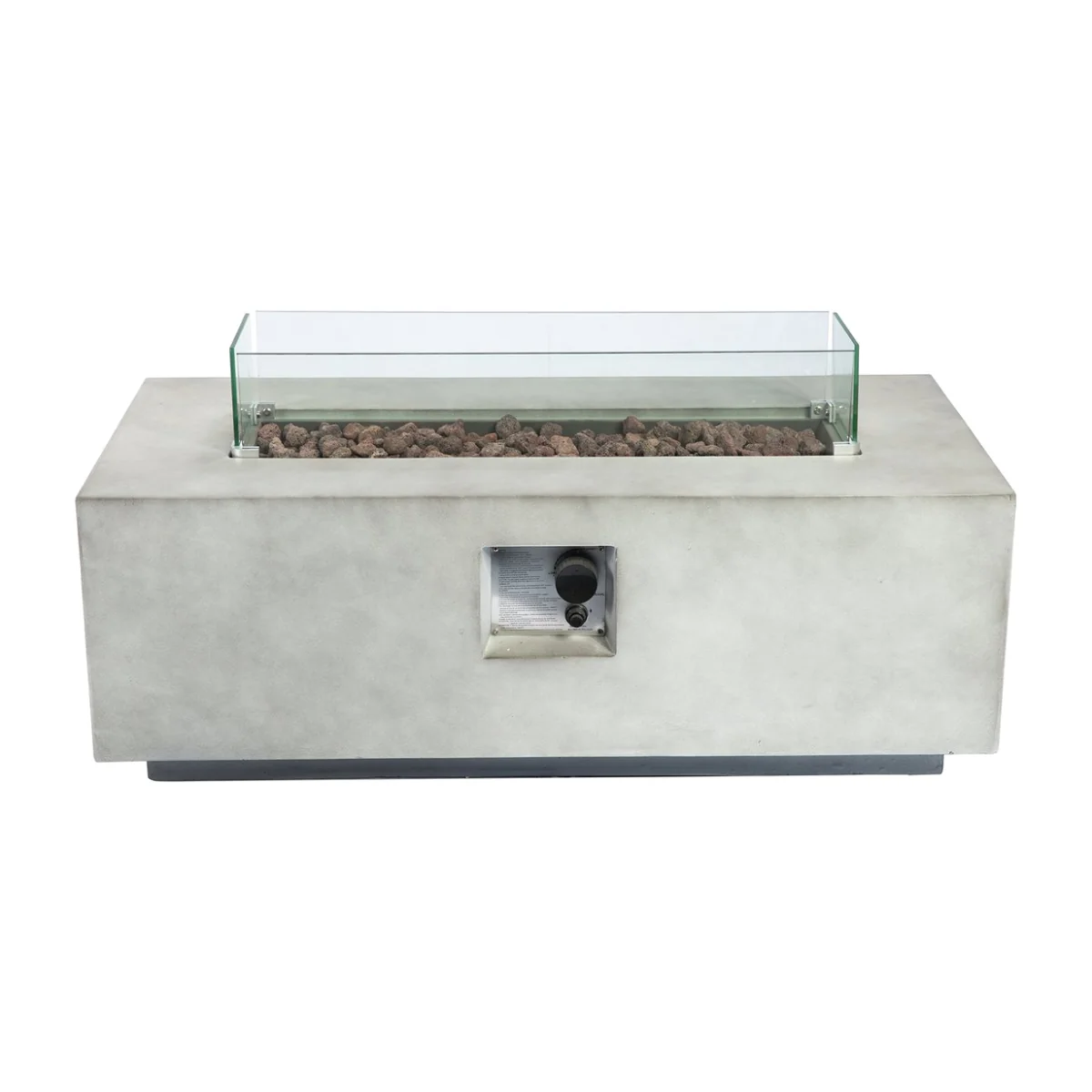 Teamson Home HF42708AA UK Gas Fire Pit With Cover