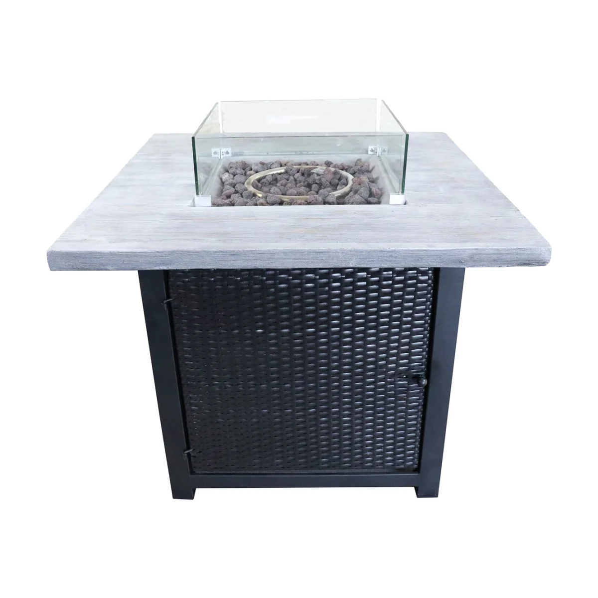 Teamson Home HF34501BA UK Gas Fire Pit With Cover – image 1