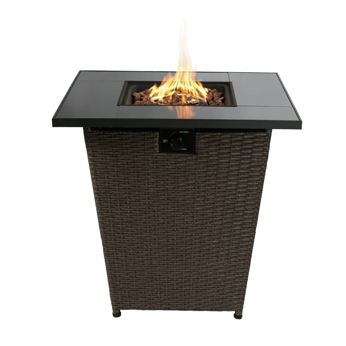 Teamson Home HF30200AA UK Gas Fire Pit With Cover – image 4