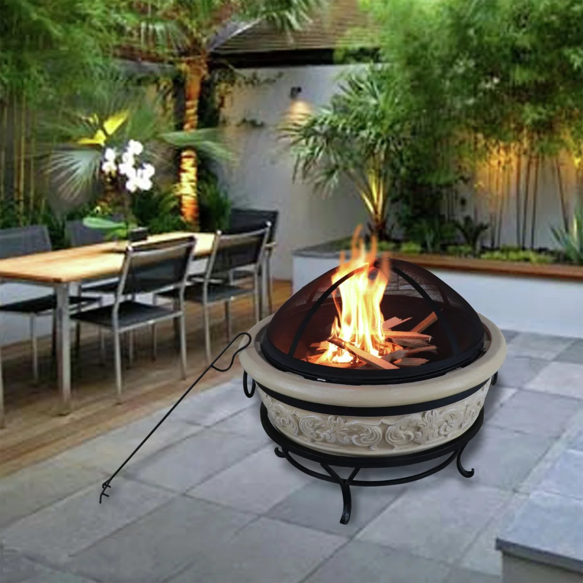 Teamson Home HR26303AA S Wood Burning Fire Pit – image 2
