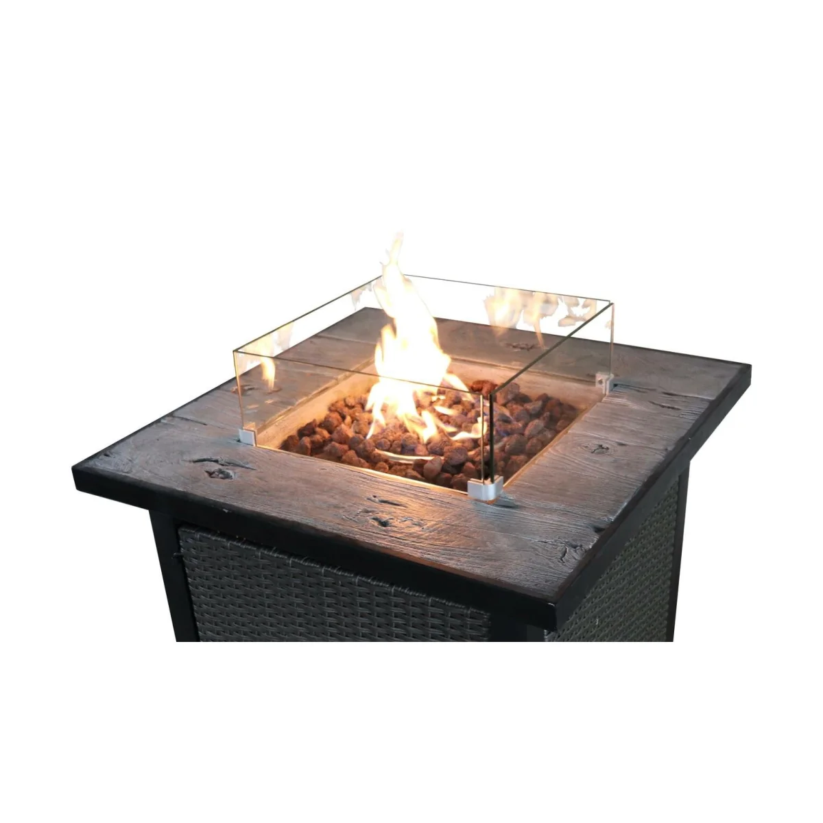 Teamson Home HF25601BA UK Gas Fire Pit With Cover – image 3
