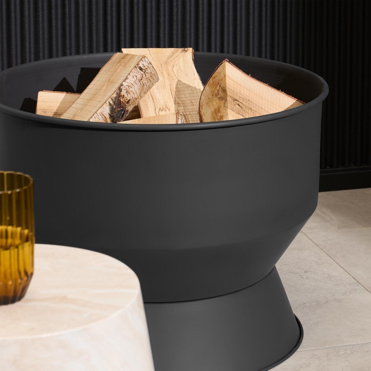 Anala Totem Fire Pit, Black – image 3