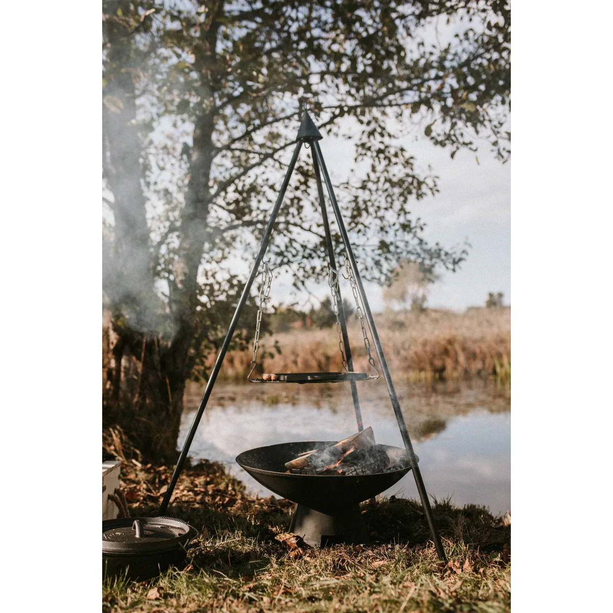 Satake Satake outdoor fire pit 56 cm Black – image 2