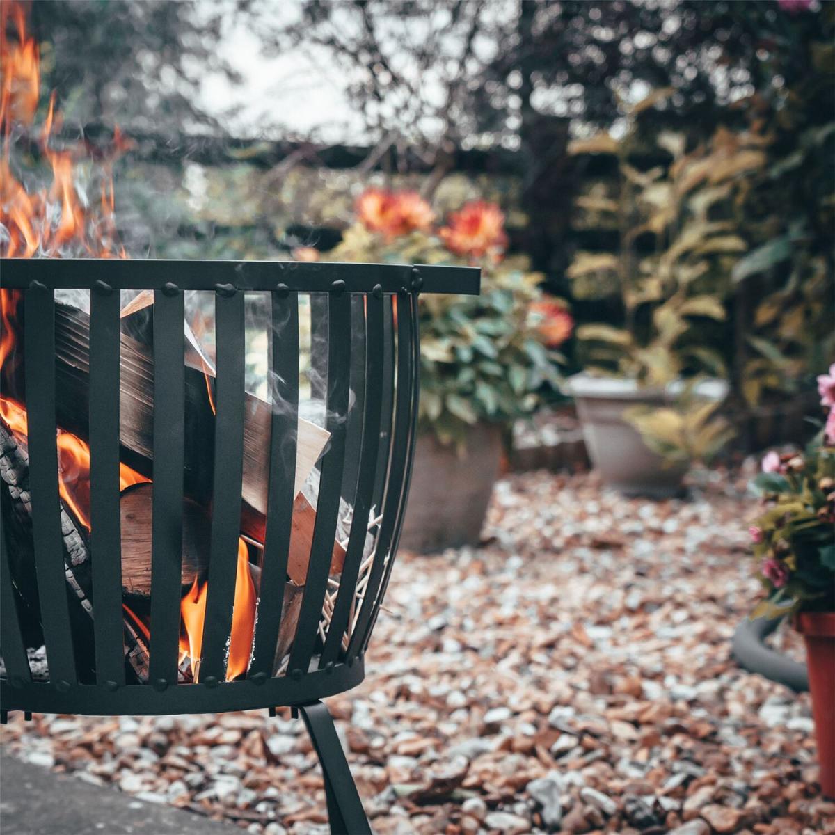 Steel Brazier Firepit - Black – image 6