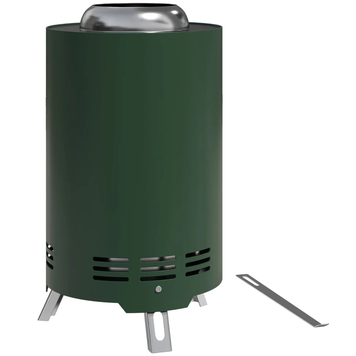 Balatti Small Stainless Steel Green Tabletop Smokeless Fire Pit – image 3