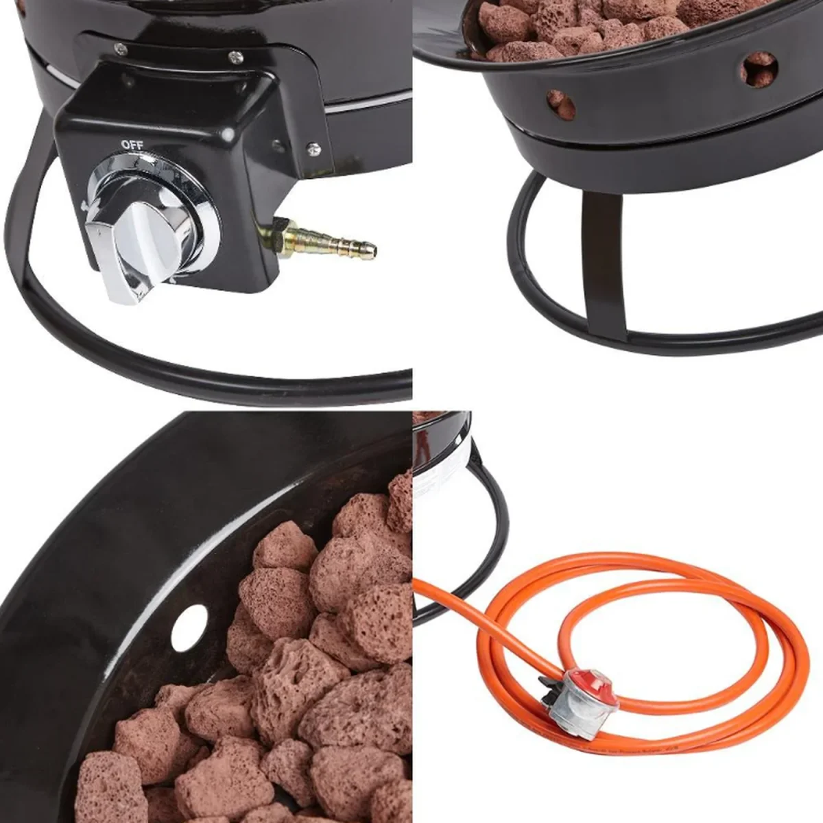 Gas Fire Pit Bowl - Black – image 4