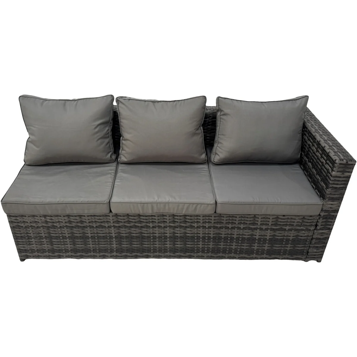 Rattan Gas Fire Pit Corner Dining Set Chair Stool – image 7