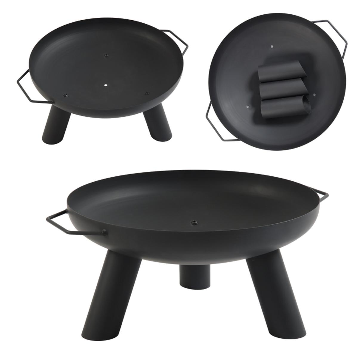 Corfu 55cm Garden Fire Pit - Black – image 3
