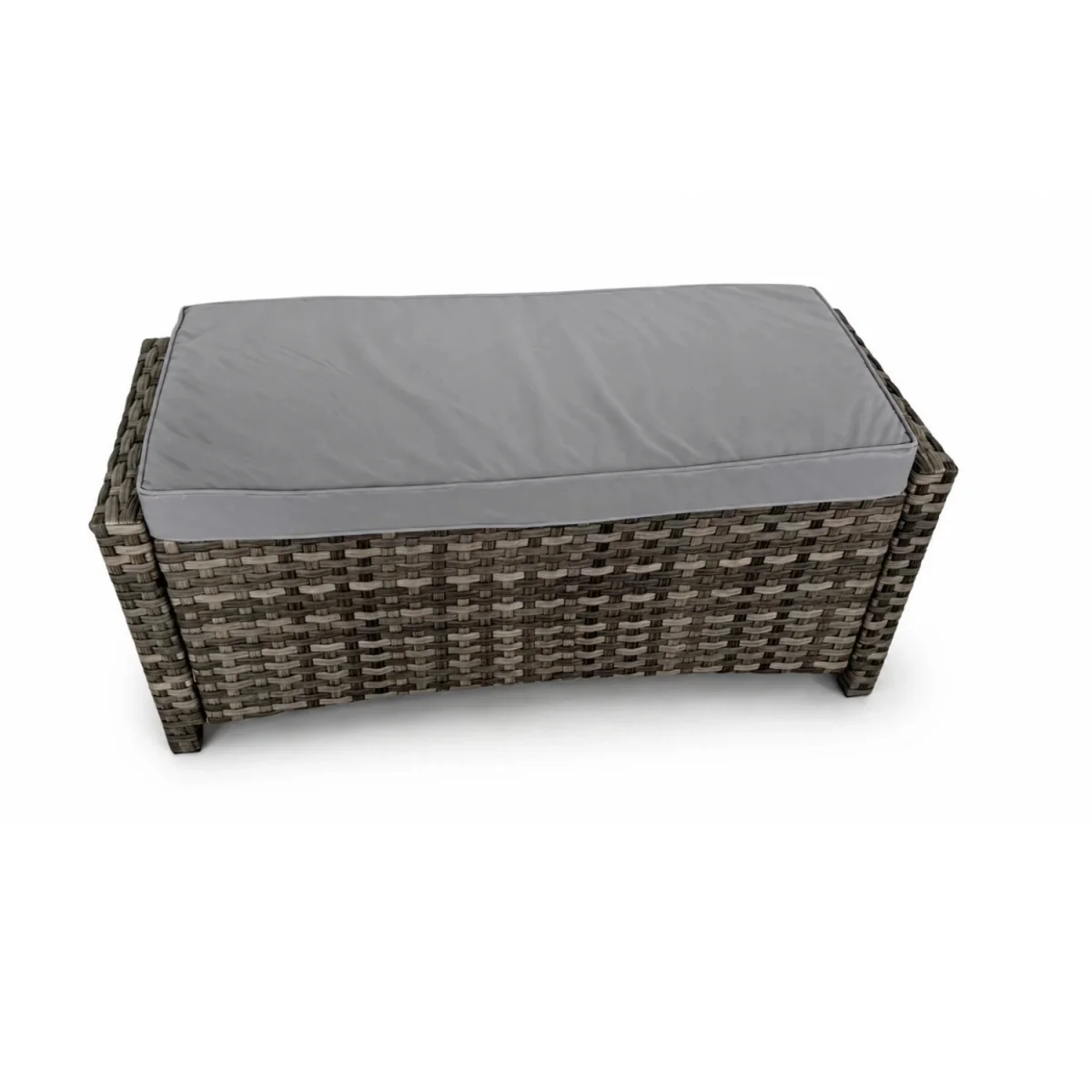 The Rosea Grey 9 Seat Corner Gas Firepit Rattan Dining Set - Grey – image 10