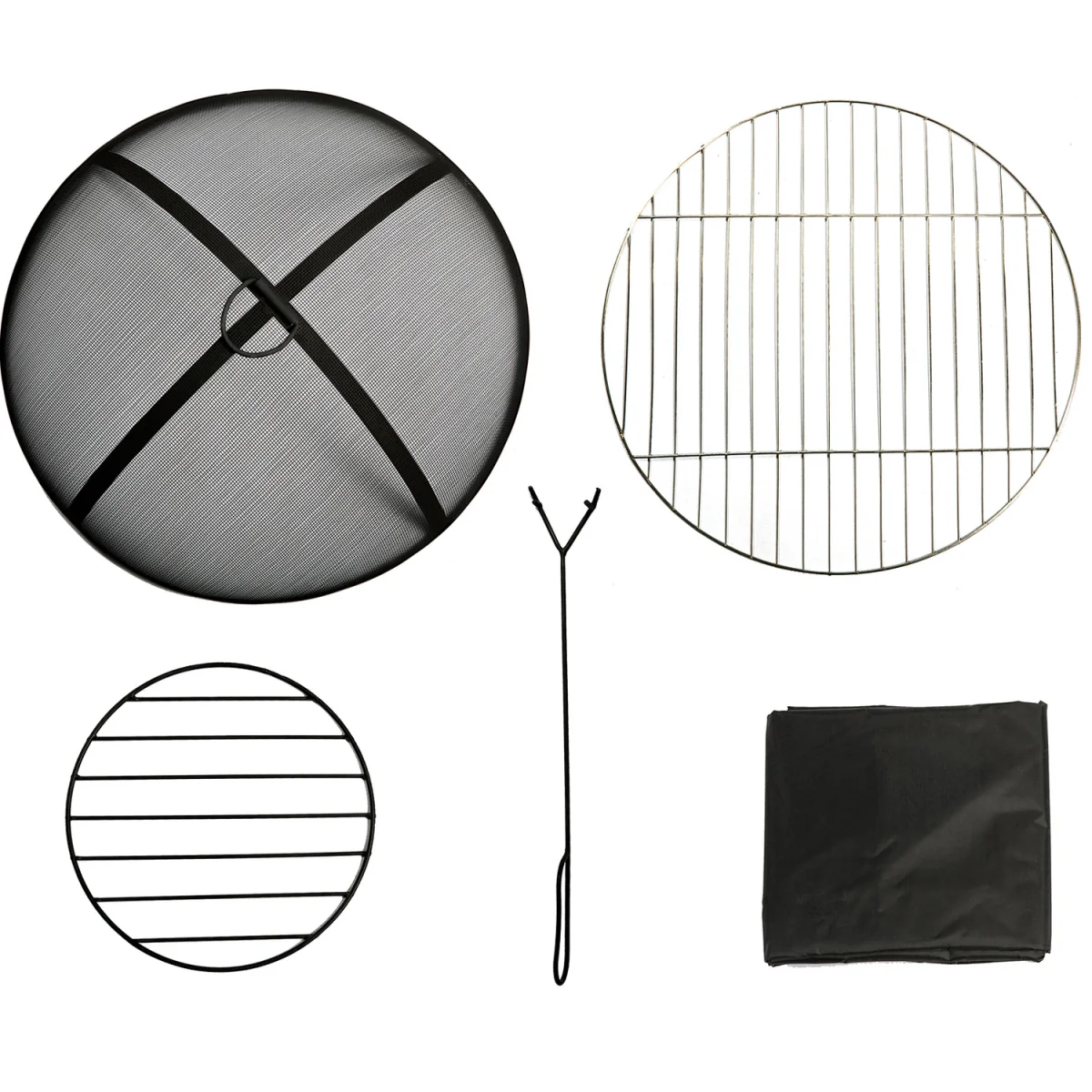 RENOVATO Garden and Patio Fire Pit and BBQ with Eco Stone Finish - Grey – image 3